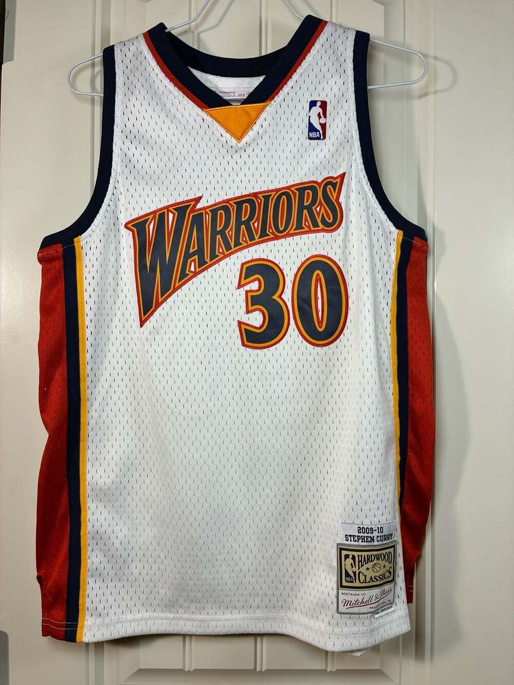 Mitchell & Ness 2009-10 Stephen Curry Golden State Warriors Hardwood Classics Je